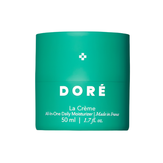 DORÉ La Crème all-in-one daily moisturizer, 50 ml green jar