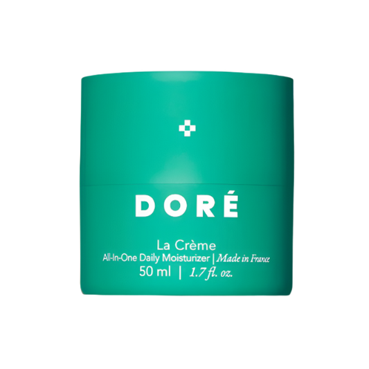 DORÉ La Crème all-in-one daily moisturizer, 50 ml green jar